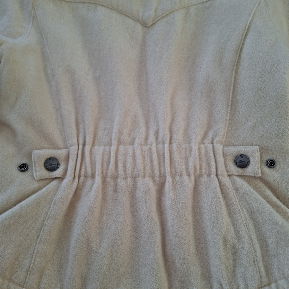Powder PR River Cream Wool Jacket with Black Embroidery Cardigan Outfitters - Picture 7 of 12